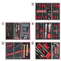 Composition d'outils 5 tiroirs pour servante, 187 pièces  - KS TOOLS - 714.0187