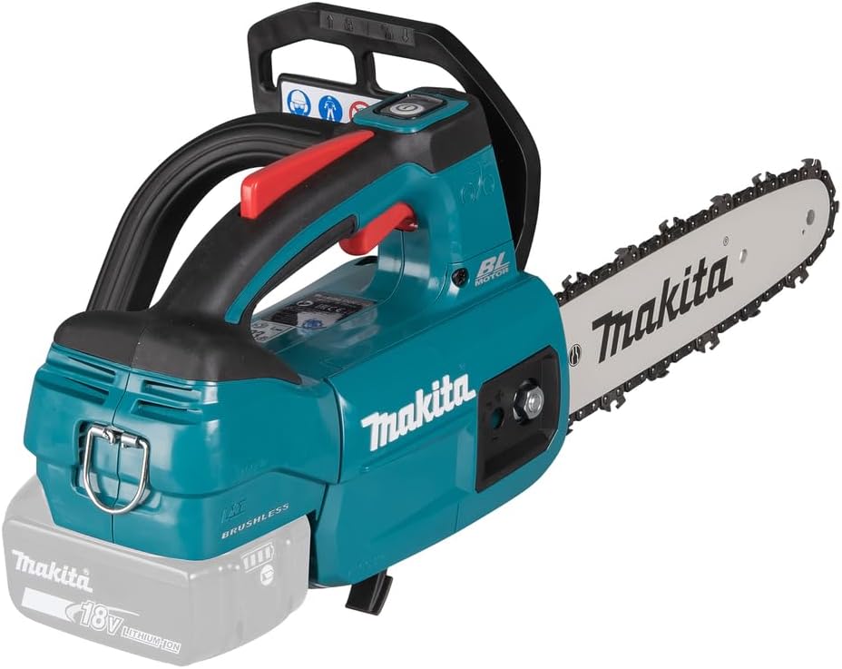 Makita Tronçonneuse d’élagage 18 V Li-Ion 25 cm DUC254Z outil seul(Bleu/Noir/Argent)