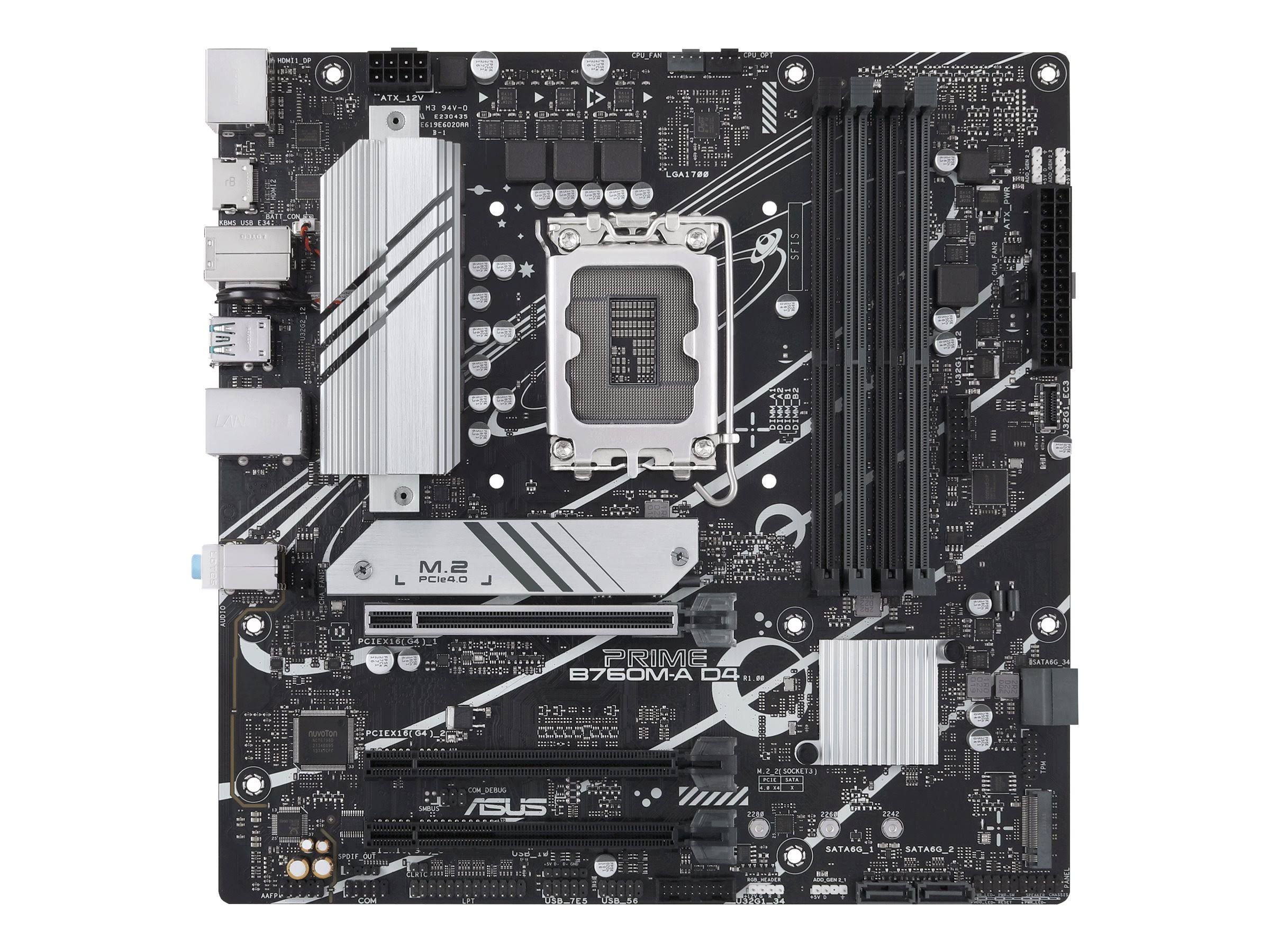 ASUS PRIME B760M A WIFI D4(Noir/Argent)
