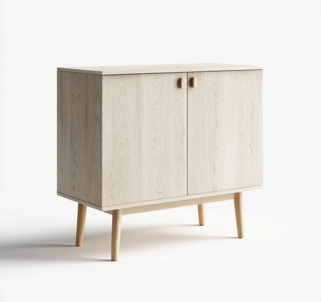 Aufbewahrungsschränke aus Holz für das Wohnzimmer mit 2 Türen-80 x 40 x 90