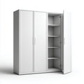 Küchenschrank aus Melamin für die Aufbewahrung von Geschirr und Lebensmitteln 180 x 80 x 40