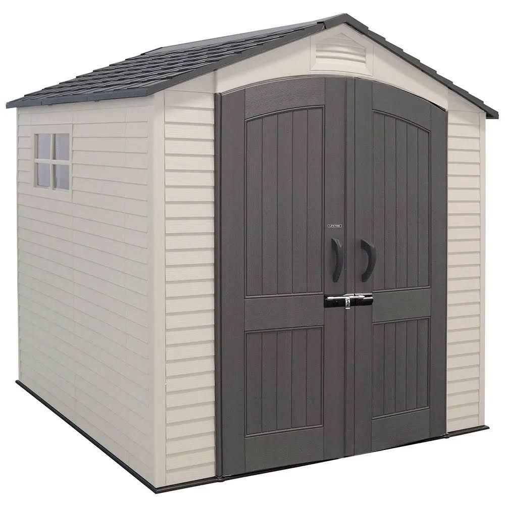 Abri de jardin PEHD Lifetime Landmark(Beige/Gris)