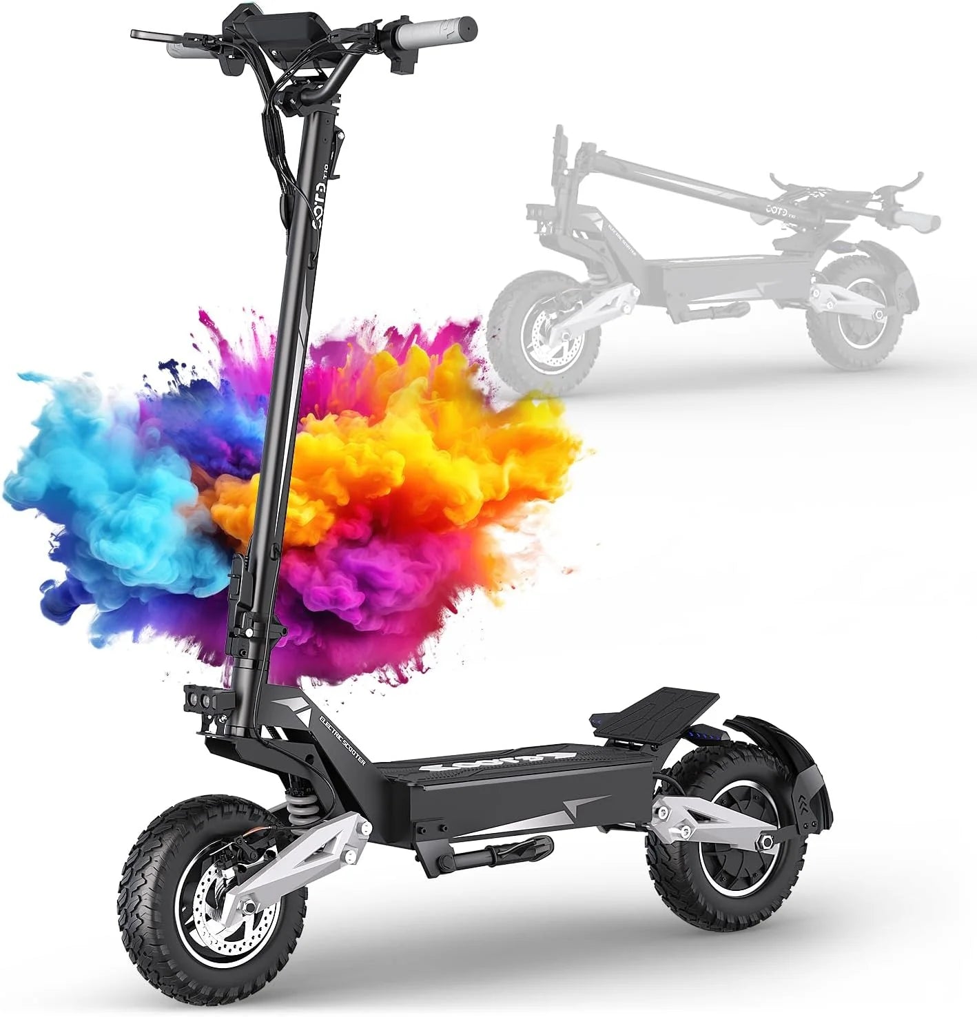 OOTD T10 trottinette électrique 11, moteur 900W, 30–49km, double suspension