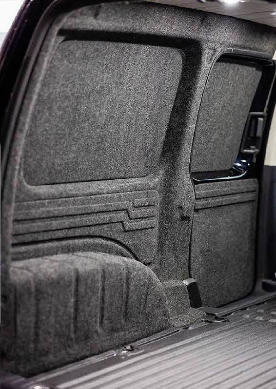 Moquette d’habillage extensible dans 4 sens pour intérieur de camping-car, fourgon, voiture (Blanc-gris, 5 m x 2 m)(Blanc/Gris)