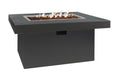Easyfires Milano Vuurtafel Rechthoek - Antraciet(Propaangas/RAL 7021 (antraciet)/RAL 7021 (antraciet))