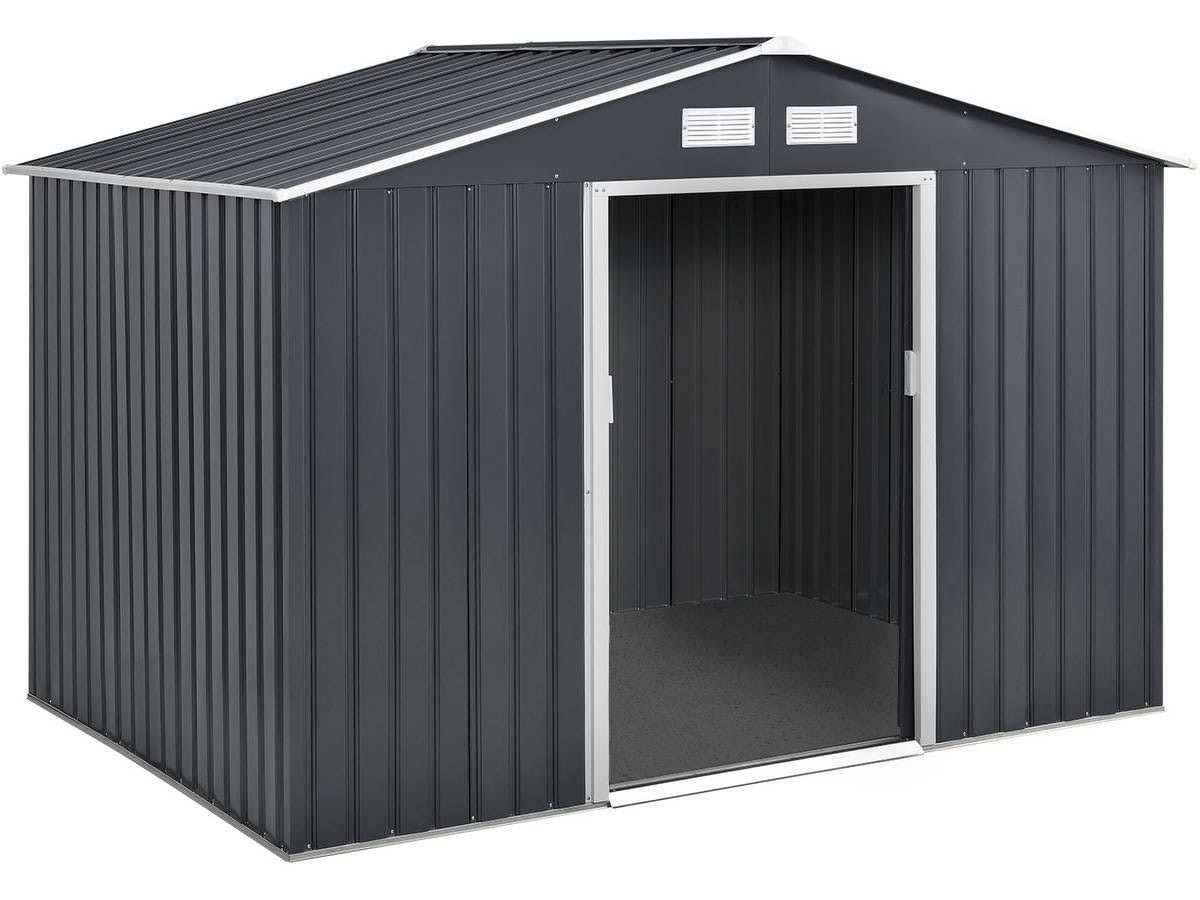 habitat et jardin Abri de jardin métal vegas(Gris)