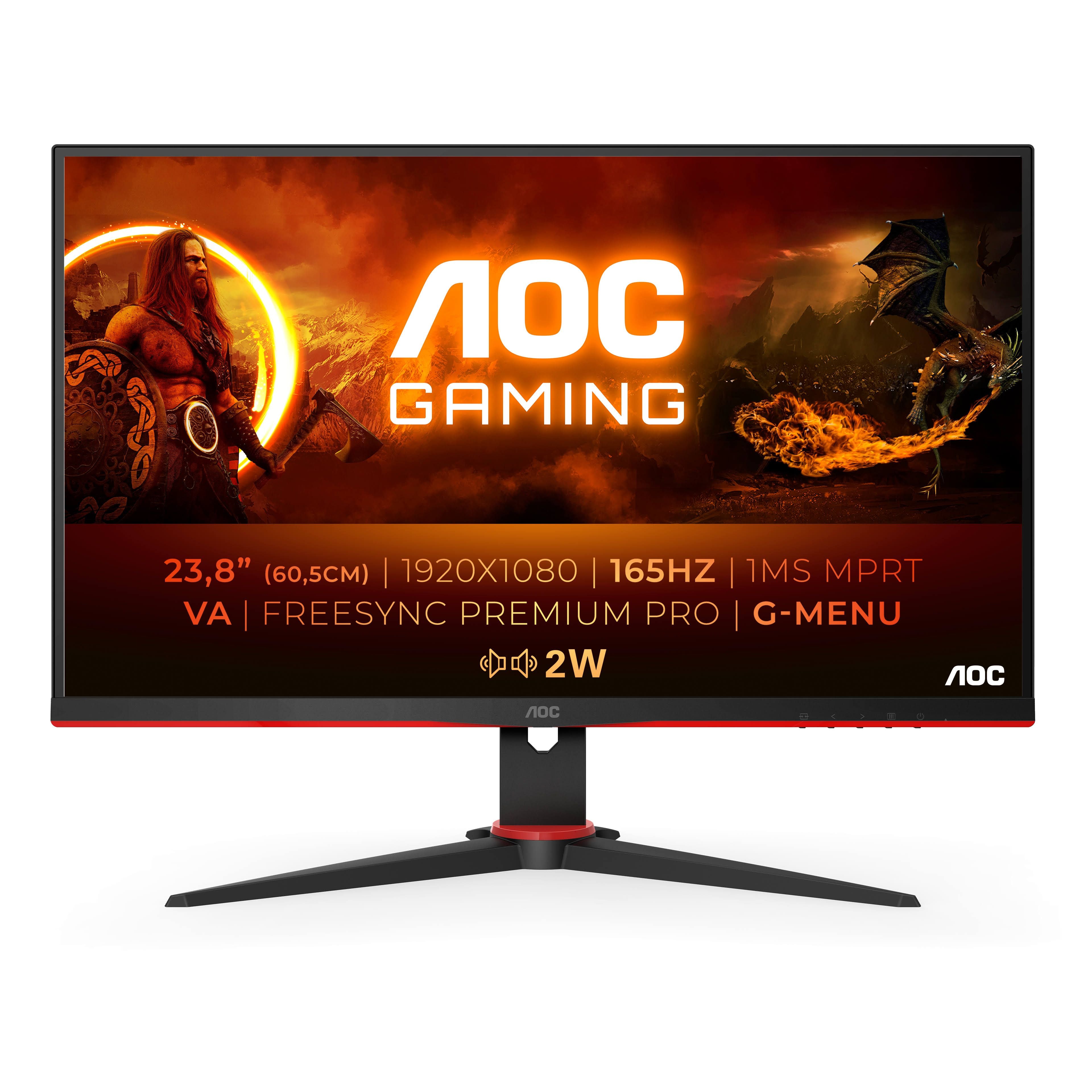 AOC 24G2SAE/BK o(Noir/Rouge)