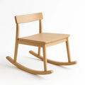 Rocking-chair en bois pour enfant(Bois clair)