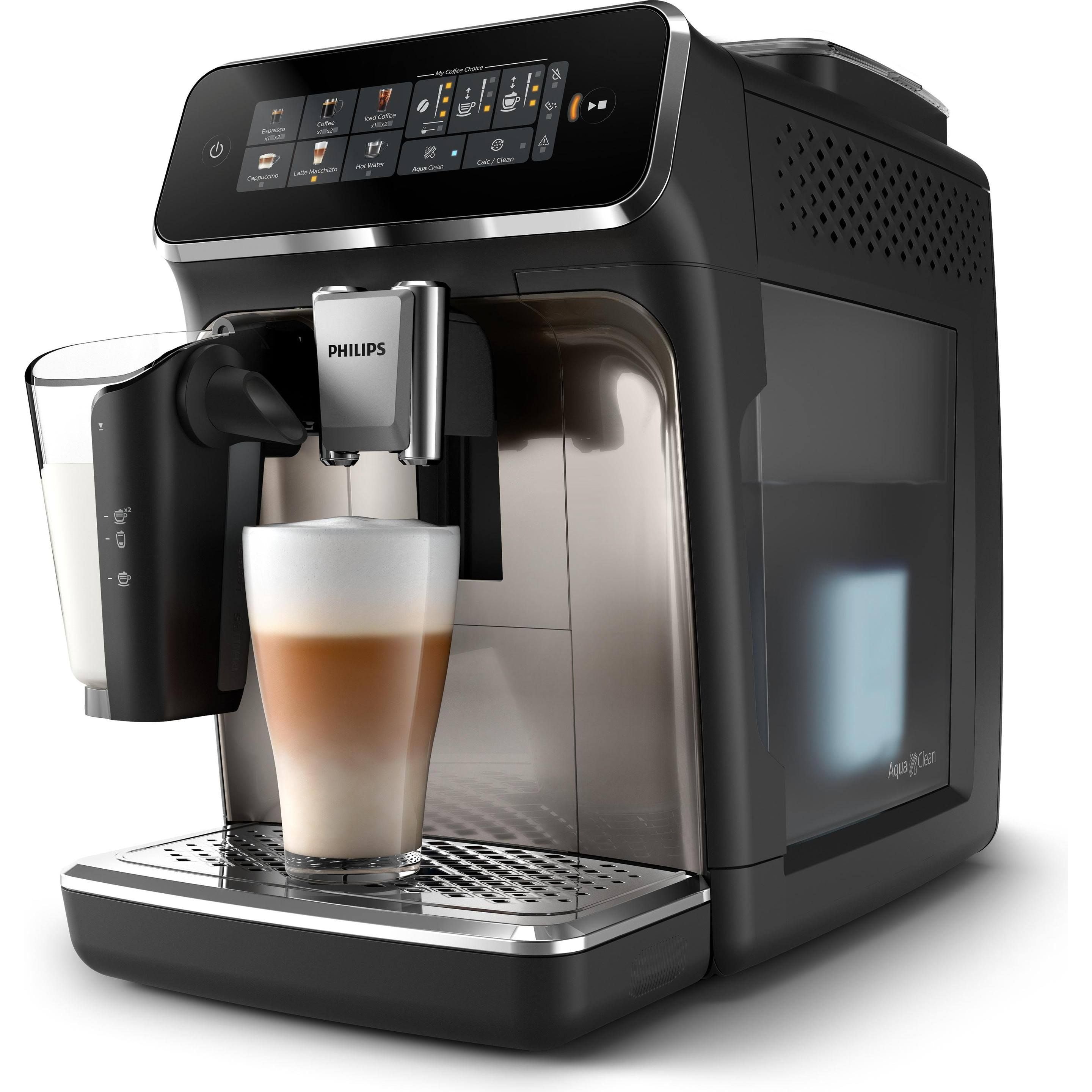 Philips Série 3300 Noir / Chrome EP3347/90 Machine expresso broyeur,6 boissons(Noir/Chrome)