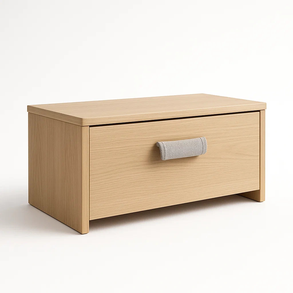 Coffre de rangement en bois chêne clair(Chêne clair)