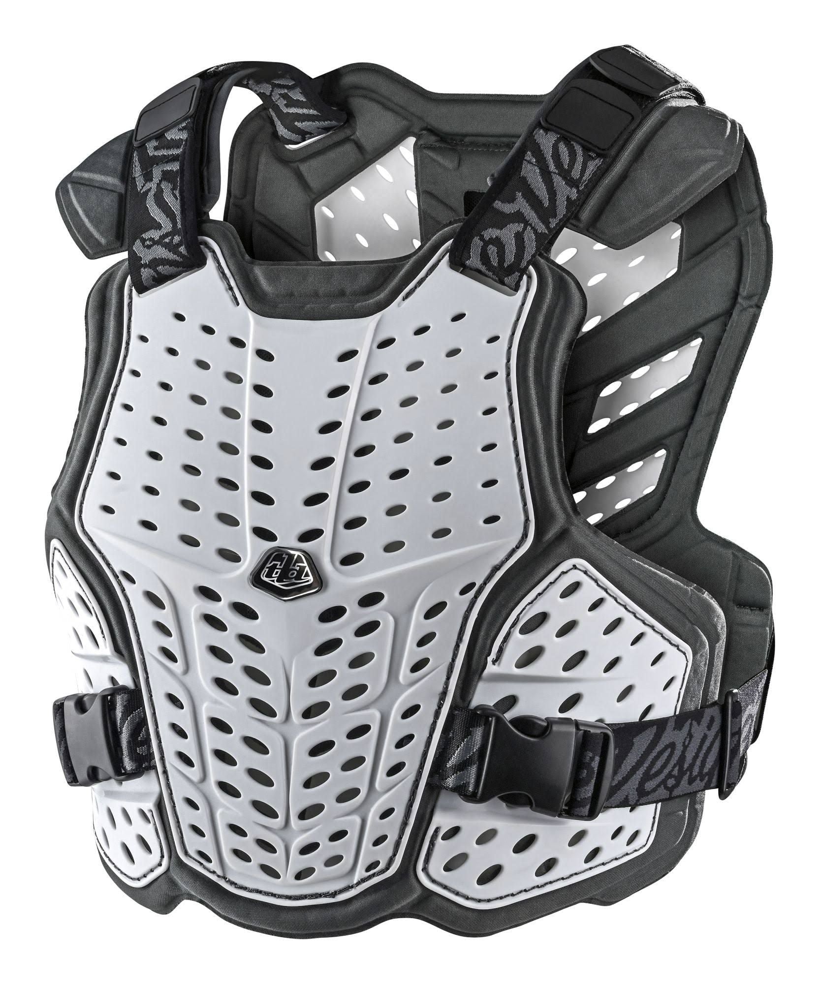 Troy Lee Designs Plastron Rockfight(Noir/Blanc)