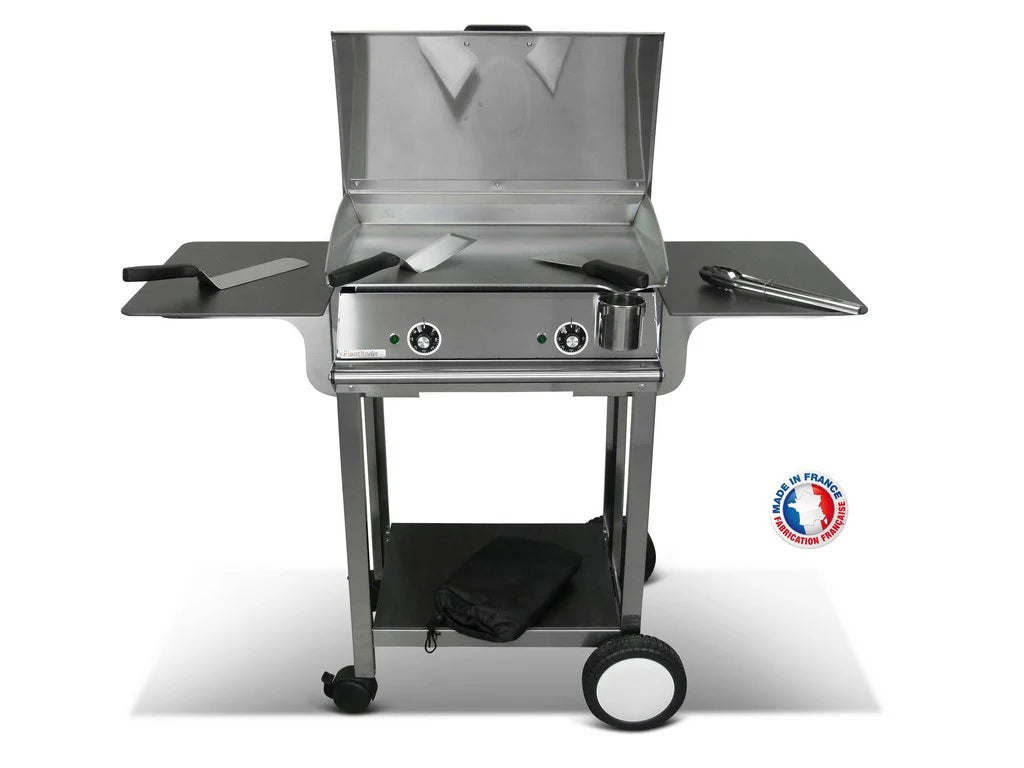 Pack plancha électrique  Lux 600 Inox - Chariot Rivoli Planchaelec(SELLER_2026_64450)