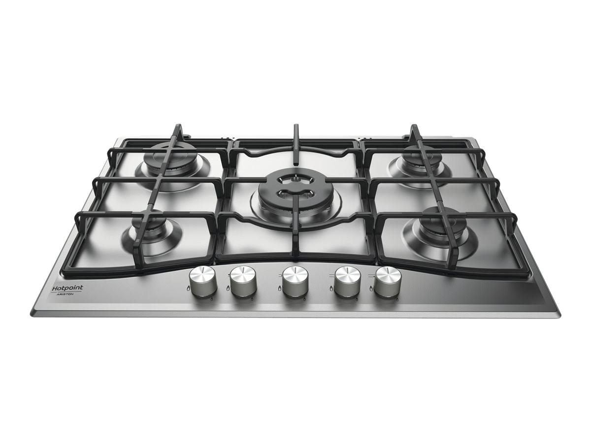 Hotpoint PNN 751 IX Table de cuisson gaz(Argent/Noir)