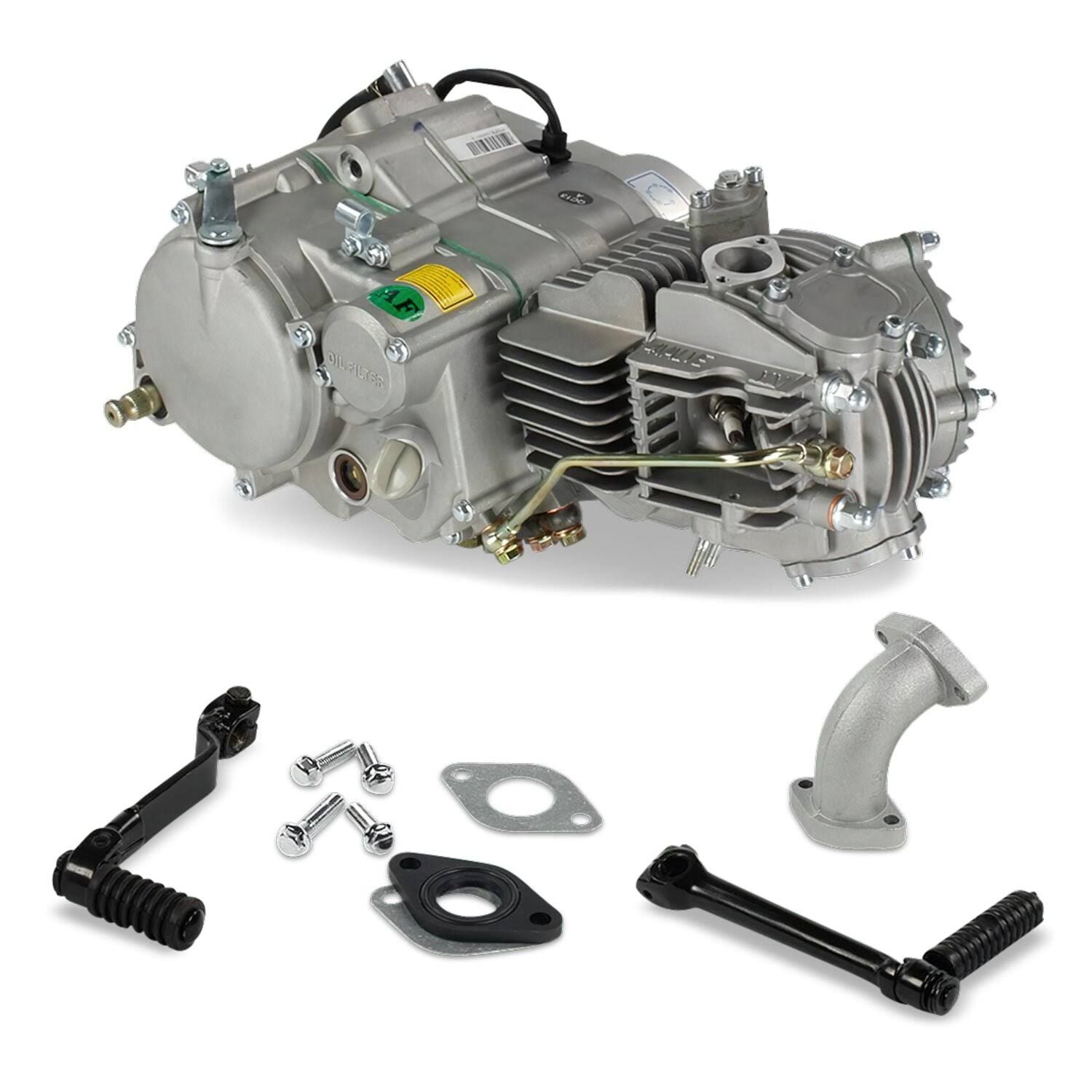 Moteur yx 160cc v3 type klx(Argent/Noir)